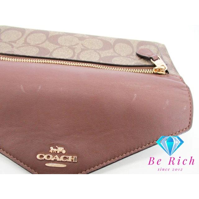 COACH（コーチ） 二つ折り財布 長財布 シグネチャー エンベロープ 3034