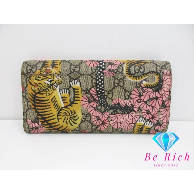 GUCCI グッチ 長財布 452360 GG ブルームス スプリーム ベンガル GUCCI グッチ 長財布 452360 GG ブルームス スプリーム ベンガル