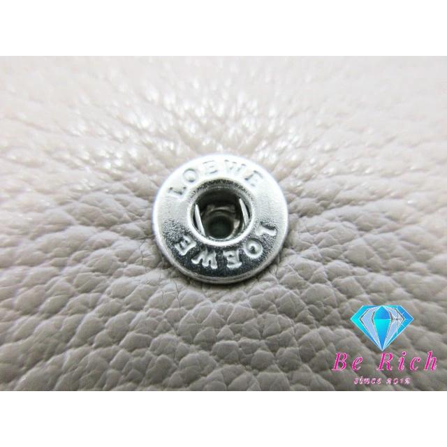 LOEWE（ロエベ） 二つ折り 長財布 481403 アナグラム グレージュ