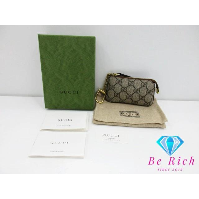 GG 美品 グッチ GUCCI キーリング付 コインケース 小銭入れ 447964 
