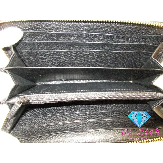 GG 美品 グッチ GUCCI ラウンド ファスナー 長財布 282413 ソーホー 