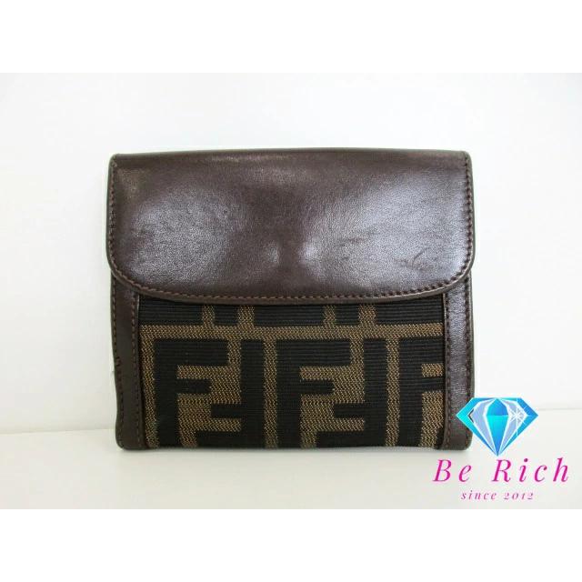 FENDI フェンデイ/二つ折り財布/ズッカ柄/2251-12671-009/Aランク/94【中古】 FENDI - フェンディ 財布/二つ折 FENDI 折財布 ZUCCA/ズッカ柄