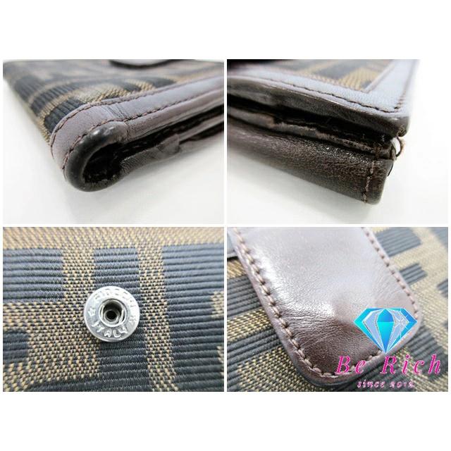 FENDI フェンデイ/二つ折り財布/ズッカ柄/2251-12671-009/Aランク/94【中古】 FENDI - フェンディ 財布/二つ折 FENDI 折財布 ZUCCA/ズッカ柄