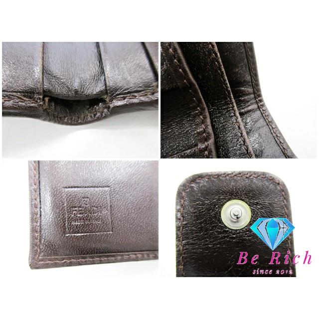FENDI フェンデイ/二つ折り財布/ズッカ柄/2251-12671-009/Aランク/94【中古】 FENDI - フェンディ 財布/二つ折 FENDI 折財布 ZUCCA/ズッカ柄