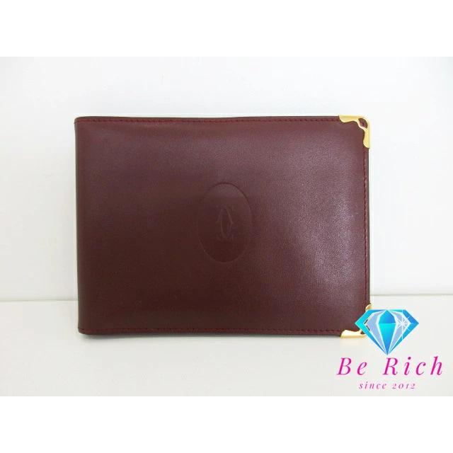 MUST DE CARTIER カルティエ Cartier メンズ 二つ折り財布 札入れ