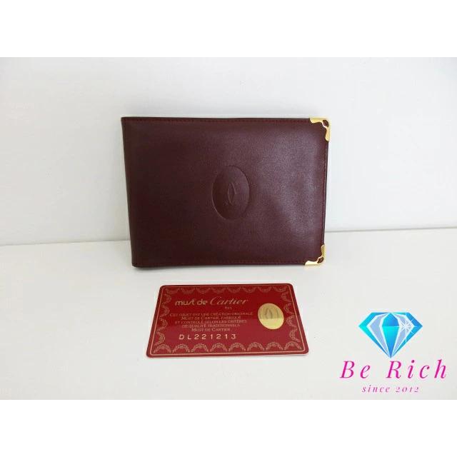 MUST DE CARTIER カルティエ Cartier メンズ 二つ折り財布 札入れ