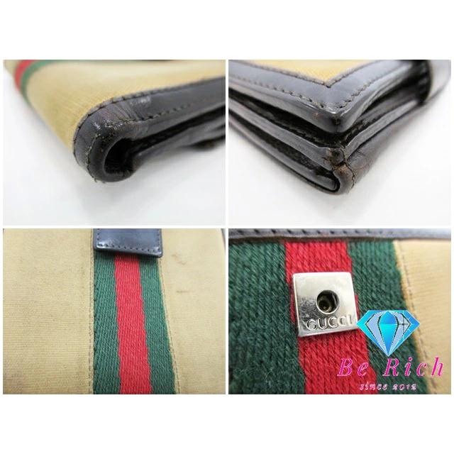 GUCCI グッチ Wホック 二つ折り財布 035.0959.2179 シェリー