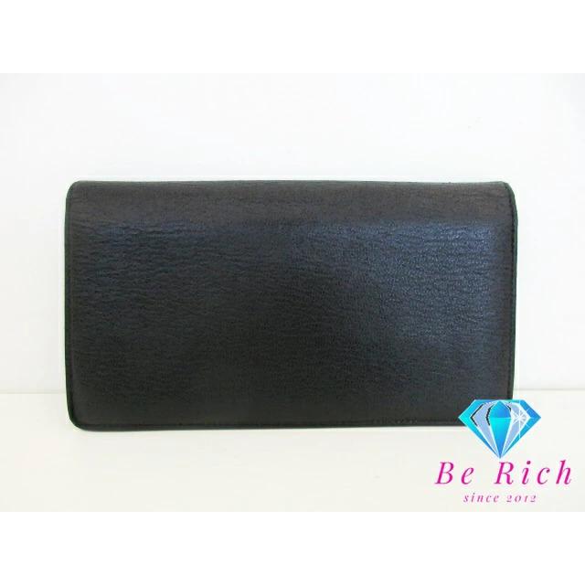 CHANEL シャネル 二つ折り 長財布 黒 ブラック レザー ココマーク ロゴ  