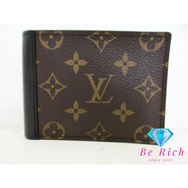 美品 ルイヴィトン モノグラム マカサー ポルトフォイユ ミンドロ 二