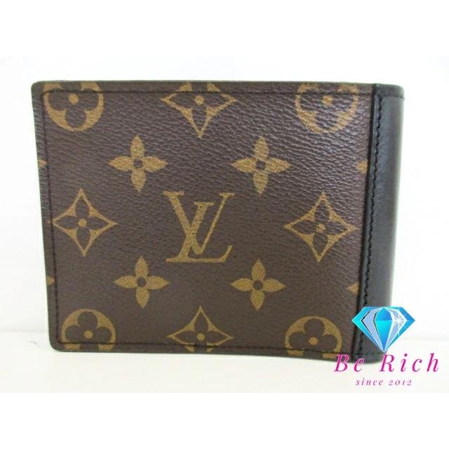 早い者勝ち‼️ ルイヴィトン モノグラム マカサー ポルトフォイユコンパクト 美品 ポルトフォイユ・ミュルティプル モノグラム・マカサー｜ルイ