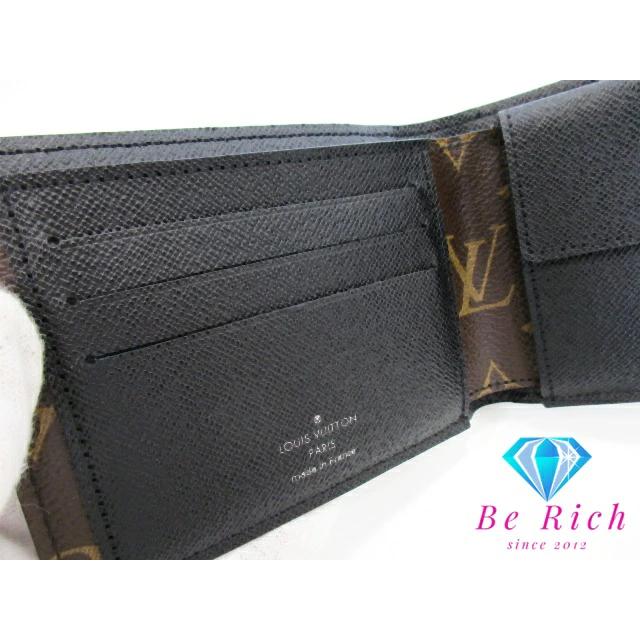 ルイヴィトン　ポルトフォイユミンドロ　マカサー　モノグラム　折り財布　メンズ LOUIS VUITTON（ルイ・ヴィトン） ルイ ヴィトン モノグラム マカサー