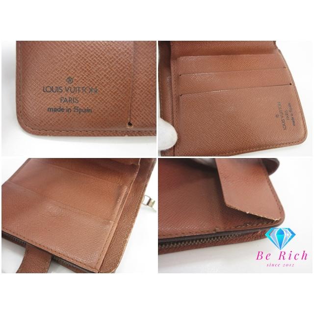 ルイヴィトン　コンパクトジップ　モノグラム　ラウンドファスナー　M61667 LOUIS VUITTON（ルイ・ヴィトン） ルイ ヴィトン 二つ折り財布