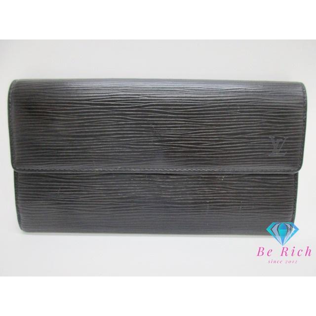 LOUIS VUITTON(ルイヴィトン) 長財布 エピ ポシェット・ポルト モネ クレディ M63572 ノワール レザー LOUIS VUITTON（ルイ・ヴィトン） ルイ ヴィトン 長財布 エピ