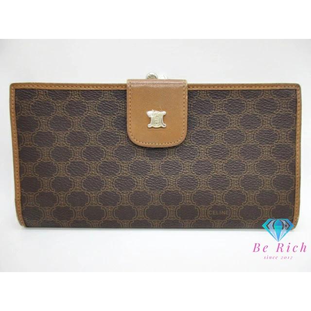 【美品】CELINE 折り財布 マカダム がま口 PVC Wホック イタリア製 CELINE - 【美品】CELINE 折り財布 マカダム がま口 PVC Wホック