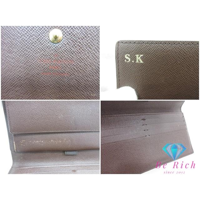 LOUIS VUITTON ルイ ヴィトン 三つ折り 長財布 ダミエ ポルト  