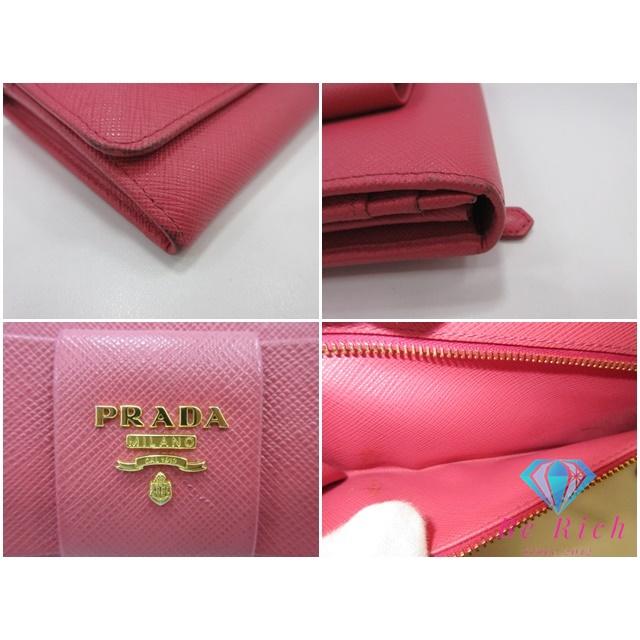 SAFFIANO（PRADA） プラダ PRADA 二つ折り財布 長財布 1MH132