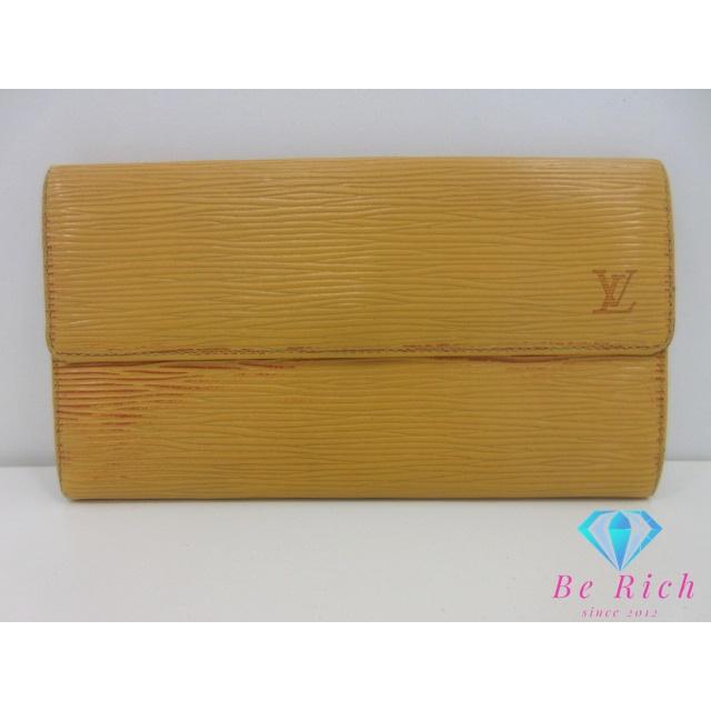 ルイヴィトン Louisvuitton M63579 ポシェットポルトモネクレディ エピレザー イエロー【中古】 LOUIS VUITTON（ルイ・ヴィトン） ルイ ヴィトン 長財布 エピ