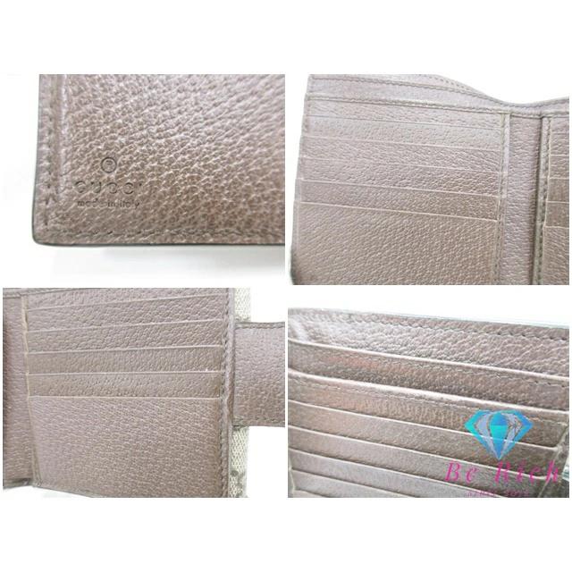 GUCCI（グッチ） オフィディア フレンチ フラップ ウォレット 523173