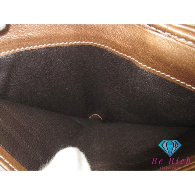 GUCCI（グッチ） GUCCI Wホック 二つ折り財布 245727 GG シマ ブロンズ