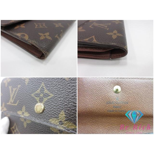 ルイヴィトン 三つ折り財布 ポルトトレゾール エテュイシェキエ モノグラム LOUIS VUITTON（ルイ・ヴィトン） ルイ ヴィトン 三つ折り財布