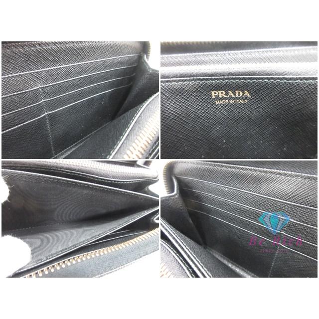 SAFFIANO（PRADA） プラダ PRADA ラウンド ファスナー 長財布 1ML506