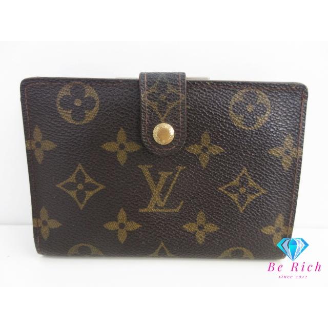 ルイ ヴィトン LOUIS VUITTON がま口 二つ折り財布 モノグラム ポルト フォイユ ヴィエノワ M61674 ロゴ 中財布  【中古】 bs4086 | LOUIS VUITTON