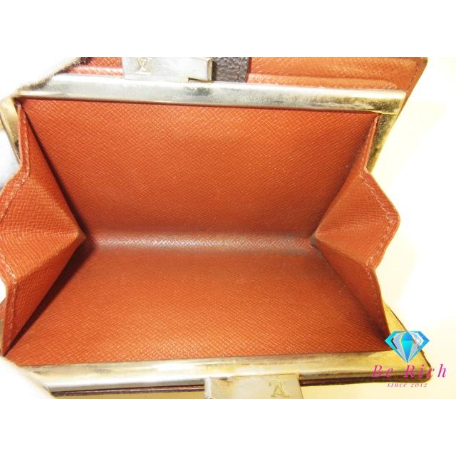 ルイ ヴィトン LOUIS VUITTON がま口 二つ折り財布 モノグラム ポルト フォイユ ヴィエノワ M61674 ロゴ 中財布  【中古】 bs4086 | LOUIS VUITTON | 04