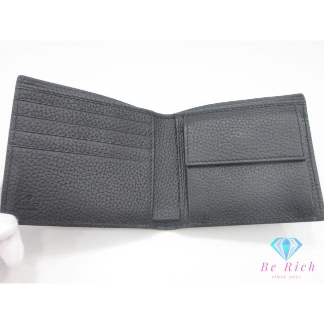 GUCCI（グッチ） 二つ折り財布 ジャンボ GG 739479 黒 ブラック レザー