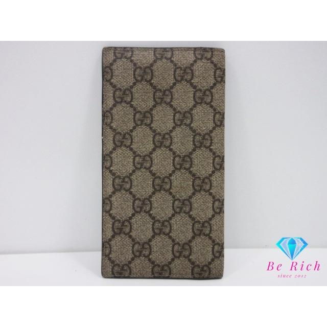 GUCCI（グッチ） メンズ 二つ折り 長財布 長札入れ 小銭入れなし