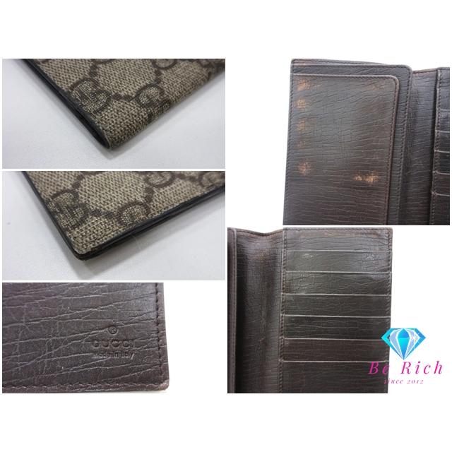 GUCCI（グッチ） メンズ 二つ折り 長財布 長札入れ 小銭入れなし