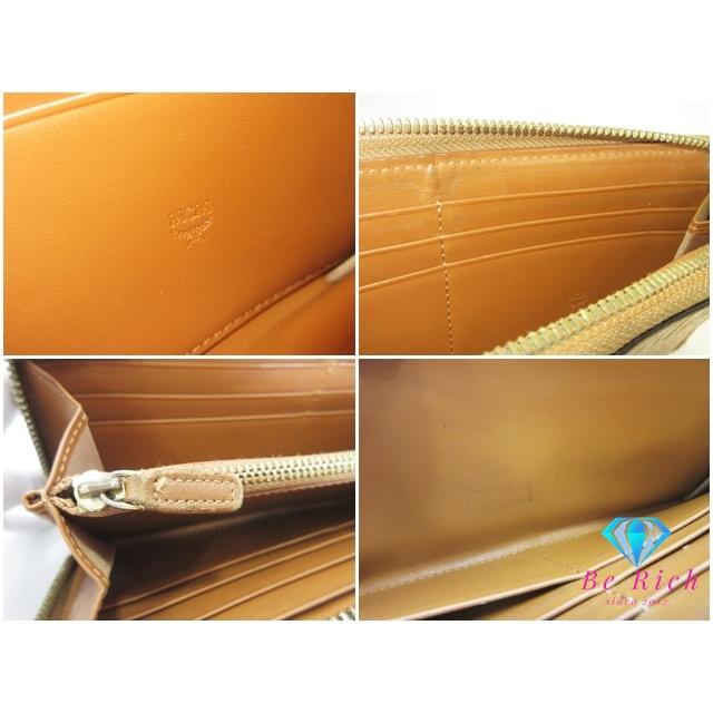 MCM 長財布 ラウンドファスナー コニャック MCM（エムシーエム） 二つ折り財布 ラウンドファスナー 長財布