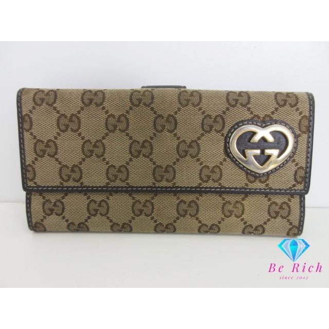 本日限定セール‼️購入希望の方500円引き‼️GUCCI ハート型ロゴ 二つ折り財布 GUCCI（グッチ） グッチシマ ハート ロゴ 二つ折り財布 203549 4276