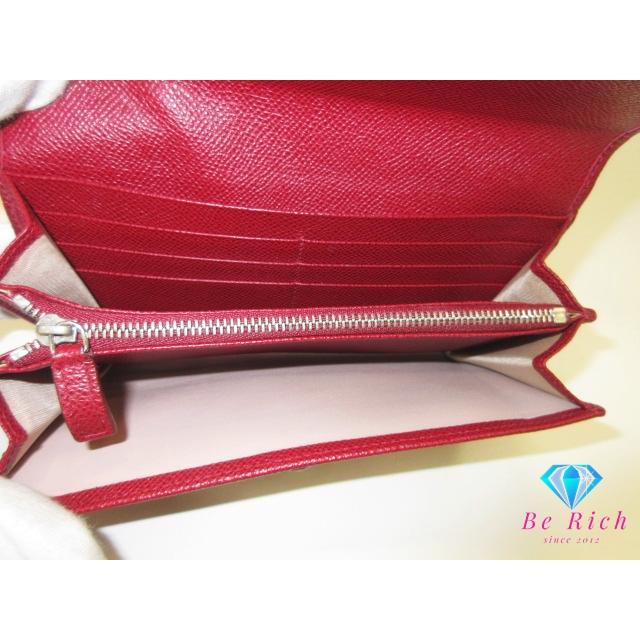 BVLGARI（ブルガリ） 長財布 ブルガリブルガリ 33889 レッド 赤 レザー