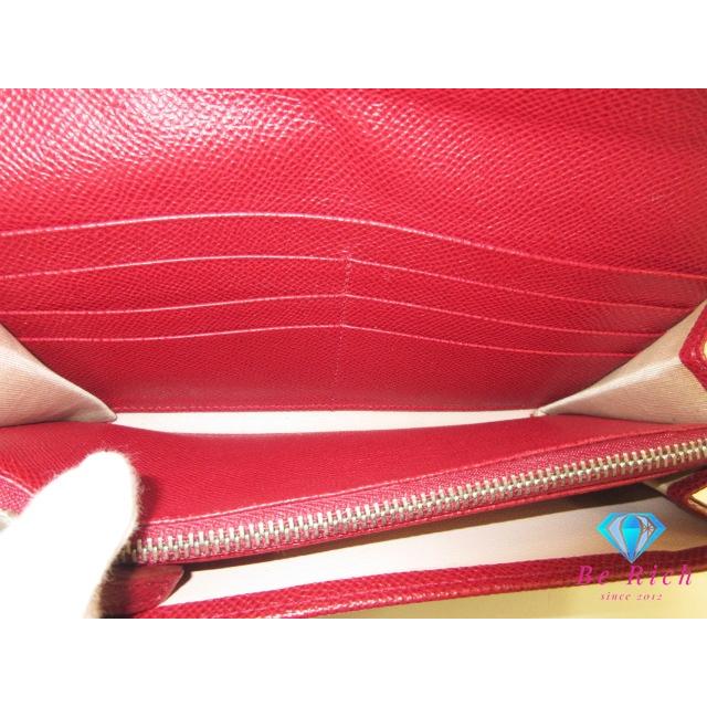 BVLGARI（ブルガリ） 長財布 ブルガリブルガリ 33889 レッド 赤 レザー