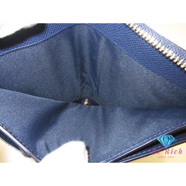 COACH（コーチ） ラウンド ファスナー 長財布 58584 紺 ネイビー