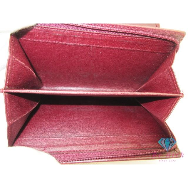 Cartier Must de Cartier 二つ折り財布 ボルドー MUST DE CARTIER カルティエ Cartier 二つ折り財布 マスト ボルドー