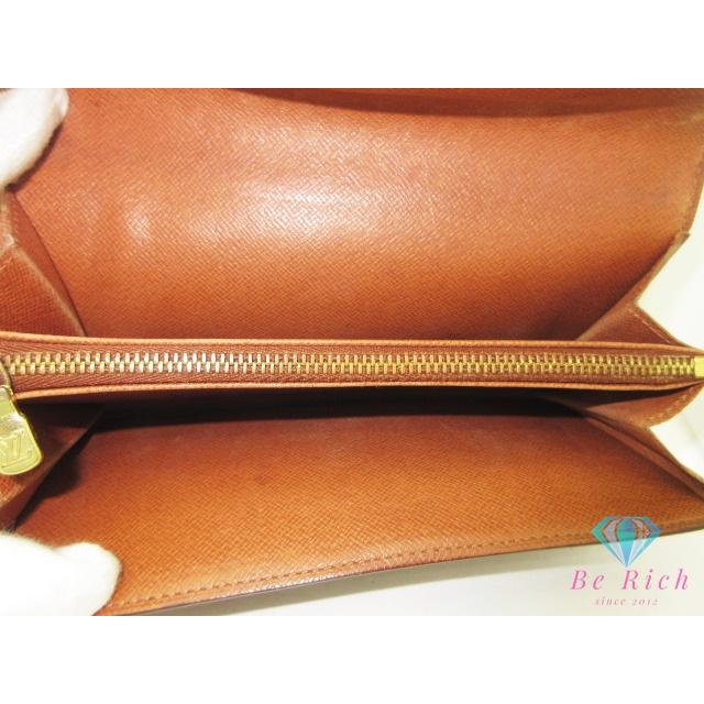 美品✨ルイヴィトン　ポルトモネアンソリット　アルマニャック　モノグラム　折り財布 LOUIS VUITTON（ルイ・ヴィトン） ルイ ヴィトン 二つ折り財布 長財布
