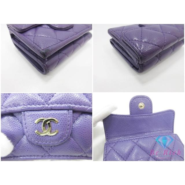 CHANEL（シャネル） CHANEL Wホック 三つ折り財布 AP0230 マトラッセ