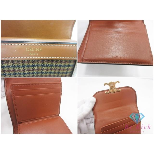 CELINE（セリーヌ） 三つ折り財布 スモール フラップ ウォレット
