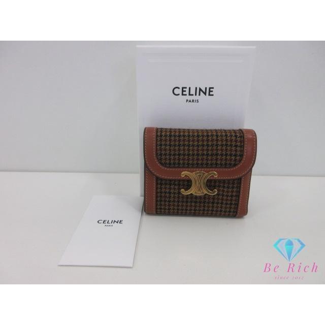 CELINE（セリーヌ） 三つ折り財布 スモール フラップ ウォレット