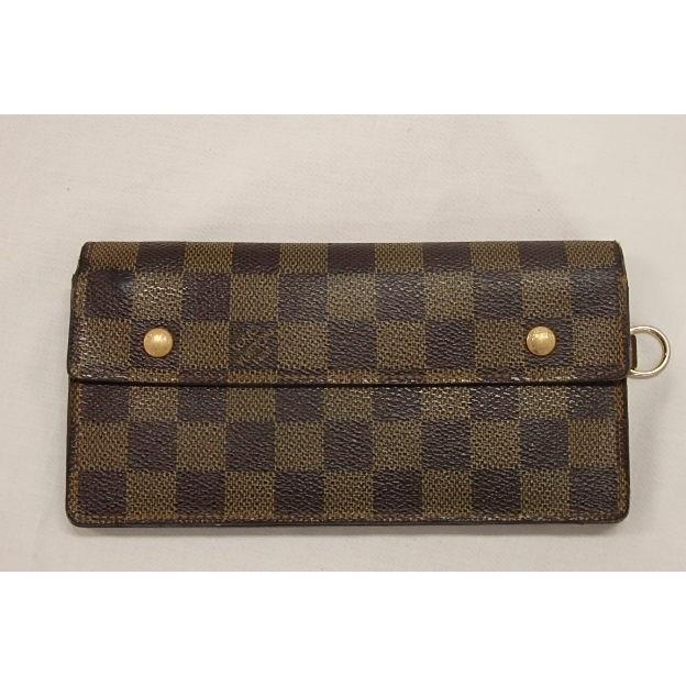 ルイ ヴィトン LOUIS VUITTON ポルト フォイユ アコルディオン N60002 長財布 ダミエ エベヌ 札入れ 小銭入れ 財布