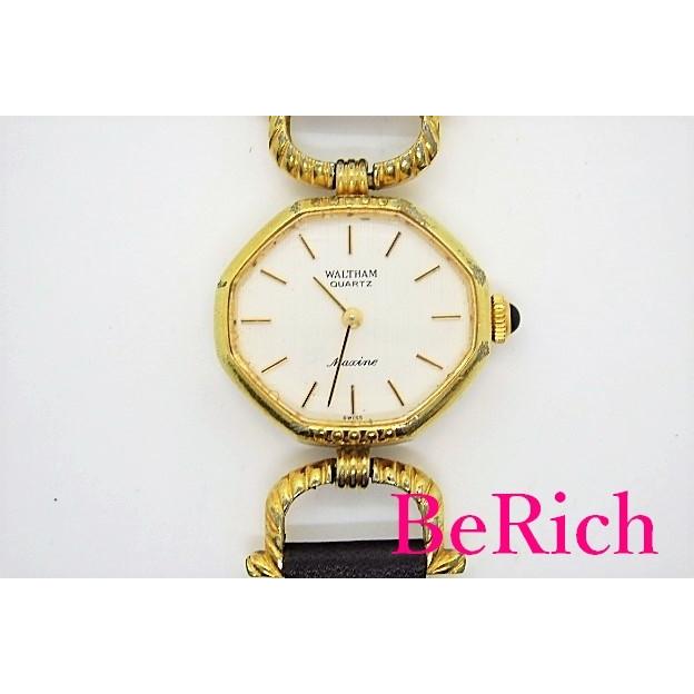 ウォルサム Waltham マキシーヌ レディース 腕時計 白 ホワイト 文字盤 Ss レザー ブレス アナログ クォーツ Qz ウォッチ 中古 Bt1817 Bt1817 ビーリッチヤフー店 通販 Yahoo ショッピング