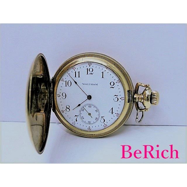 ウォルサム アンティーク ポケットウォッチ スモセコ搭載 懐中時計 手