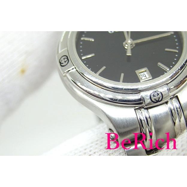 GUCCI グッチ 9040L クォーツ デイト ブラック GUCCI - グッチ GUCCI 9040M ブラック文字盤 クォーツ 時計