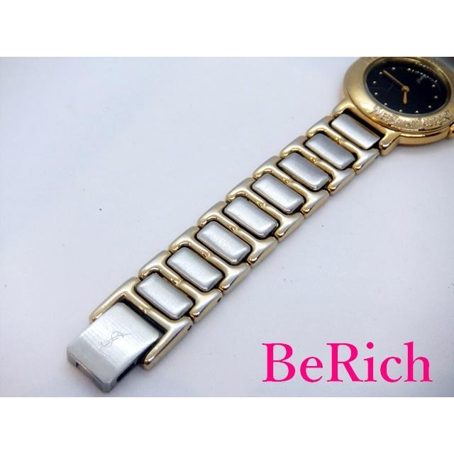 稼働 イヴサンローラン 腕時計 黒文字盤 レディース ヴィンテージ 2198 Yves Saint Laurent - 稼働 イヴサンローラン 腕時計 クラシカル