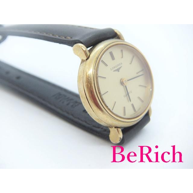 LONGINES（ロンジン） レディース 腕時計 ゴールド 文字盤 SS レザー