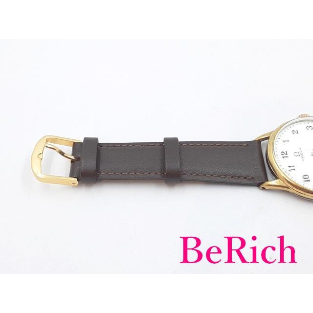 OMEGA（オメガ） 手巻き メンズ 腕時計 シルバー 文字盤 SS レザー