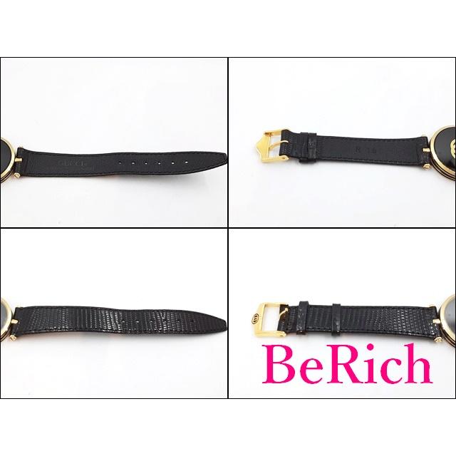 GUCCI グッチ レディース 腕時計 黒 ブラック 文字盤 SS レザー GUCCI グッチ レディース 腕時計 黒 ブラック 文字盤 SS レザー