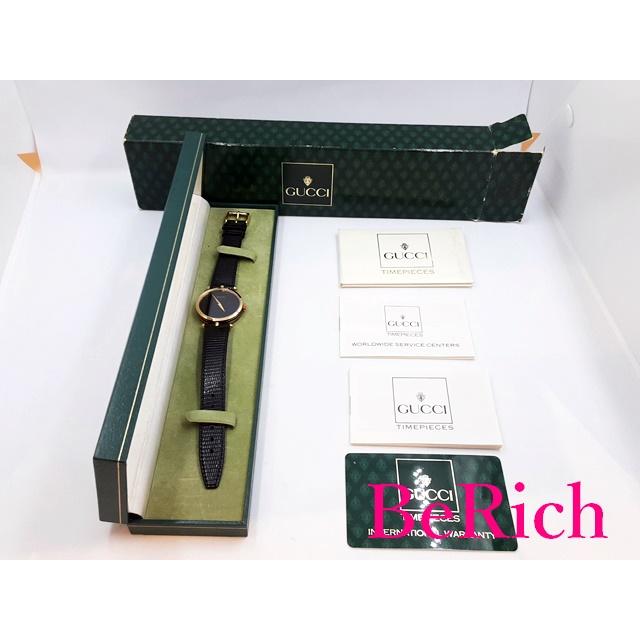 GUCCI グッチ レディース 腕時計 黒 ブラック 文字盤 SS レザー GUCCI グッチ レディース 腕時計 黒 ブラック 文字盤 SS レザー
