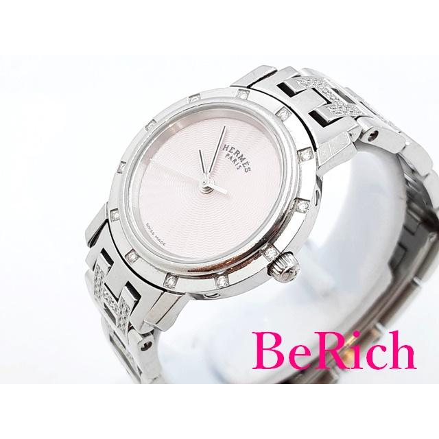 新品電池】279 エルメス オーバル クリッパー レディース ホワイト文字